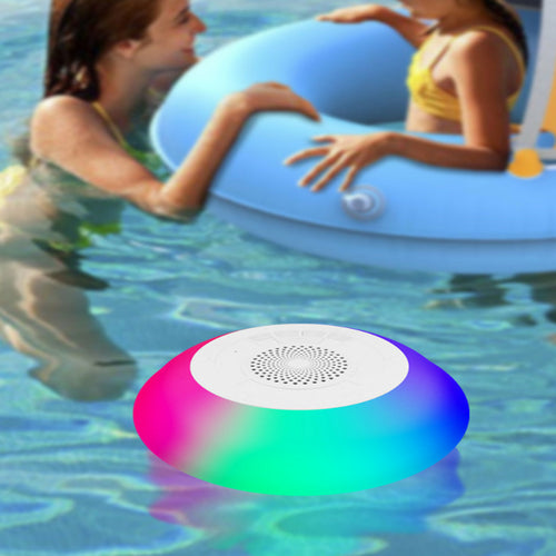 Floatilla Bluetooth LED-Enabled Waterproof Speaker for Pools and