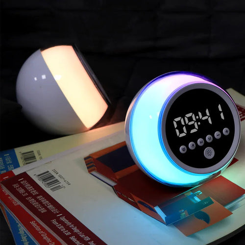 LED Ambient Bluetooth Speaker ABS Multifunctional Three-Speed Bright